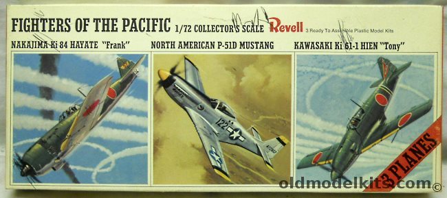 Revell 1/72 3 Fighters of the Pacific Ki-84 Frank  / P-51D Mustang / Ki-61-1 Tony, H686-100 plastic model kit